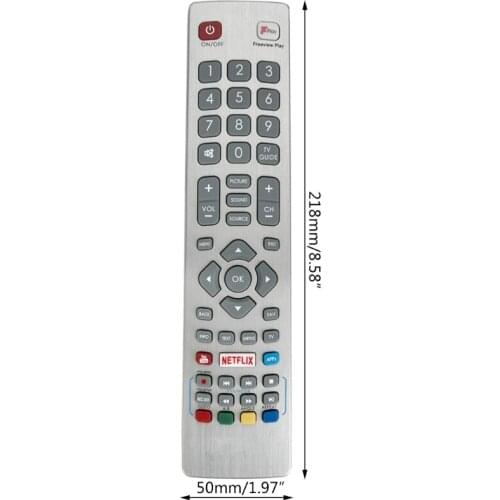 Replacement Remote Controller for Sharp Aquos Smart TV SHW/RMC/0120 M5TE