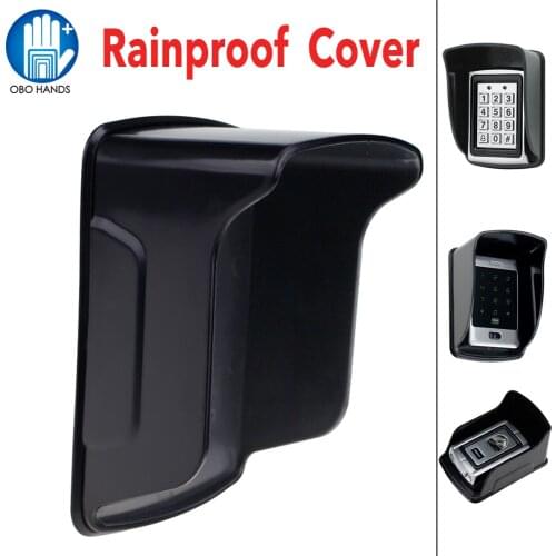 Rain proof/ Waterproof Cover Protecter for Standalone Access Control RFID Controller Fingerprint Locker Accessories Black