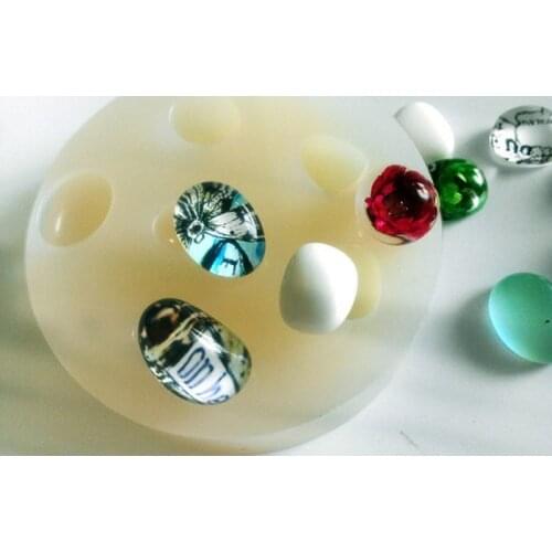 1pcs pebble Liquid silicone mold DIY resin jewelry pendant necklace pendant lanugo mold resin molds for jewelry