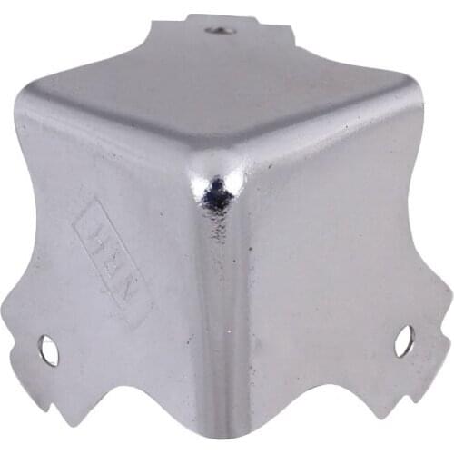 Free shipping 12 pieces 14mm metal corner bracket square corner wooden furniture packbag corner Air box luggage Corner hardware