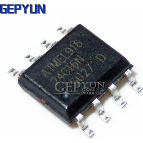 10PCS AT24C16 24C16 SOP SOP8 AT24C16C-SSHM-T- Gepyun