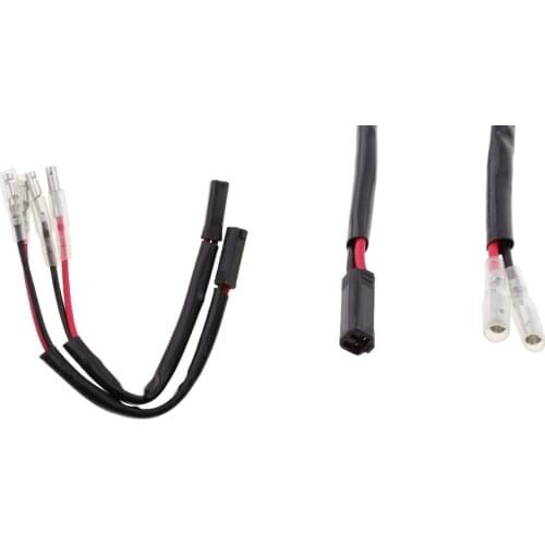 2 Pair Turn Signal Adapter Plug 2 Prong for Suzuki GSX1300R GSX 600 750 F TL1000 1997-2012 Motorcycle Lighting Accessory