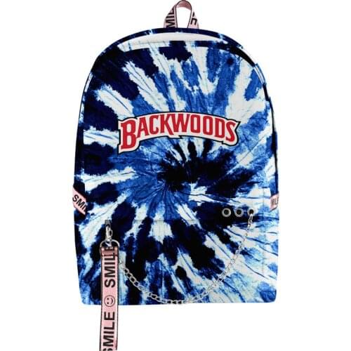 2020 3D Creativity BACKWOODS Cigar tie-dye Fashion 3D Backpack Supports Customization Casual Computer Bag Fashion Pack