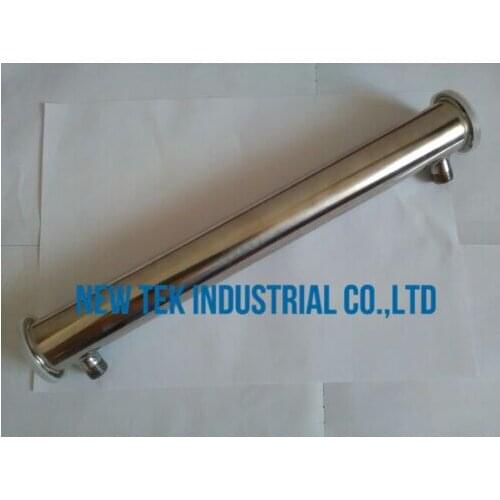 6pcs inner tube 2in triclamp x450mm stainless steel 304 clamped short gun condenser moonshine accessories