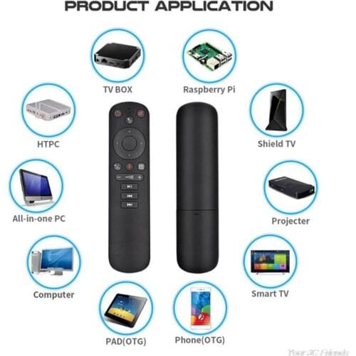 Commonly Used LCD LED TV Wireless Voice Remote Control G50S 2.4G Gyroscope Controller Multipurpose Controller S03 21 Dropship