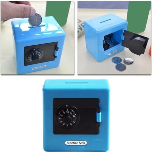 Digital Safe Box Mini Steel Safes Money Bank Small Password Household Cash Jewelry Document Key Security Box Safety Keep L0F1