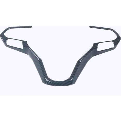 For Volkswagen VW Golf 8 MK8 PRO 2021 2022 ABS Carbon Fiber Steering Wheel Button Sticker Cover Trim Frame Decoration Styling