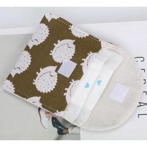 Sanitary Bag Pouch Napkin Towel Storage Bag Sanitary Bags Pad Credit Card Organizer Holder Bag Mini Pouch For Girl Home Storage