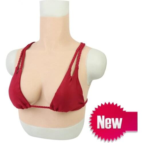 Breast Soft Medical Reaslitic Silicone Used for Masquerade Crossdress Cosplay Shemale Transgender Artificial Latex Shapewear