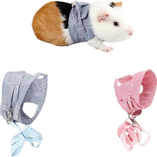 Hamster Rabbit Harnessclothes And Leash Set Ferret Guinea Pig Small Animal Pet Walking Lead Rope Pet Supplies