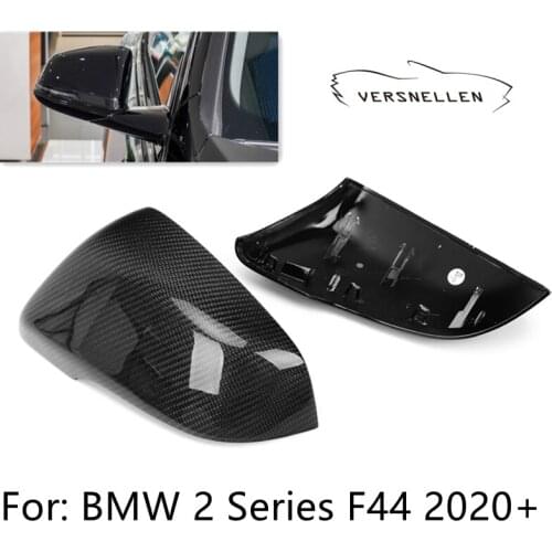 Real Carbon Fiber Side Mirror Covers fits for BMW 2 Series F44 2020+ Car Mirror Caps Replacement M Look
