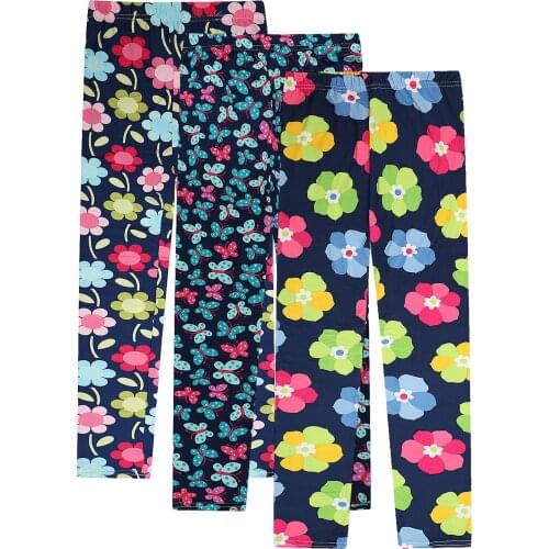 3pcs Girls Leggings Casual Tights Children Stretchy Slim Pants Princess Trousers Kids Summer Clothing Students Outdoor Bottoms