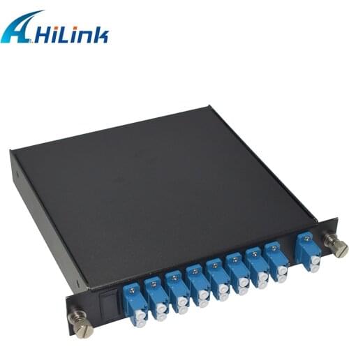 LGX Box Single Fiber LC/UPC 1470nm-1610nm 8CH CWDM Mux Demux