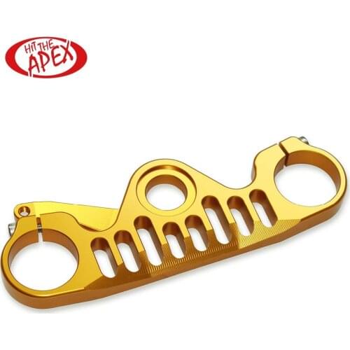 Front Shock Absorber Fork Brace For 2013 2014 2015 Kawasaki Ninja ZX6R 636 Upper Top Triple Clamp Balance Shock Front Fork Brace