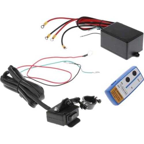 Universal Electric Winch Wireless Remote Control Controller Key System Car Detector for Truck ATV, Easy to install