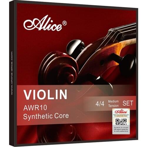 High quality Alice Violin Strings AWR10-1 AWR10-2 4/4 Meddium Tension set