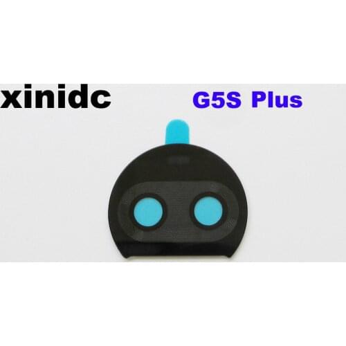 Xinidc 50pcs For Motorola Moto G5S PlusBack Rear Camera Glass Lens with Adhesive Sticker Free Shipping