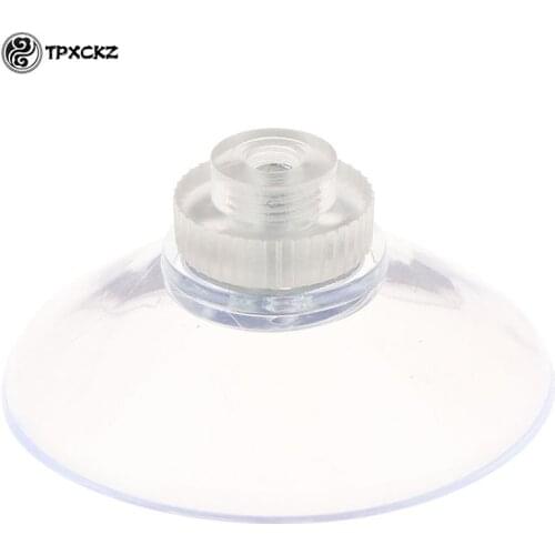 10pcs Home Tools M4 Thread 40mm Suction Cups With Knurled Nut Clear For Kitchen Suction Cup With Screw Storage Hanger