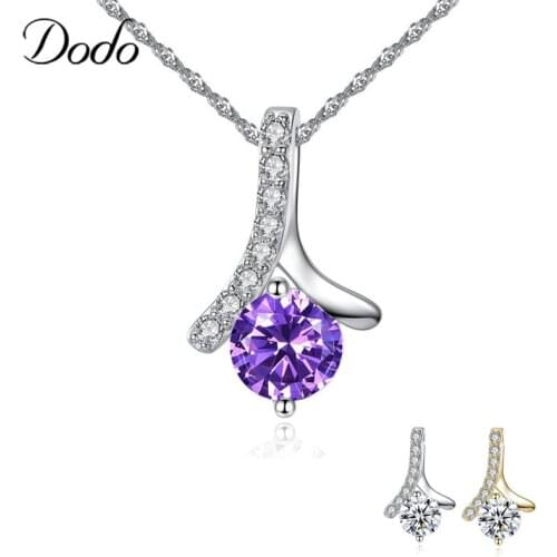 3 Colors Fashion Unique Pendant Necklaces for Women AAA Australian Crystal Jewelry Long Chain Statement Necklace Party Gifts N92