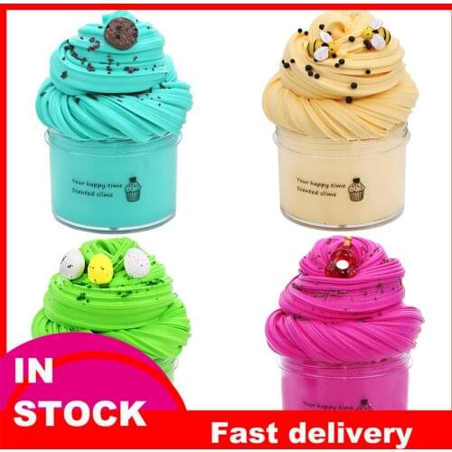 30# DIY Slime Supplies Fidget Toys Fruit Slime Aromatherapy Pressure Decompression Toys Children Slime Toy Детские Игрушки