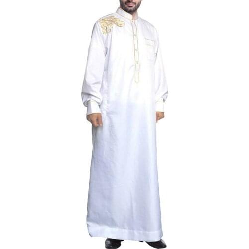 Abaya Saoudienne Musulman Prire Thobe Jalabiya Robe Robe Arabe Vtements Tenues Loose Comfortable Long Sleeves Fashion