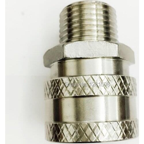 Homebrew Stainless Female Quick Disconnect Set, with 1/2" Male BSP Thread Draft Beer Equipment Homebrew Hardware Pipe Fittings