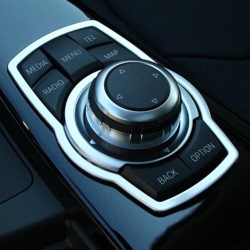 RIMIDI Interior refit multimedia buttons Cover For BMW 1 3 4 5 7 Series X1 X3 X4 X5 X6 2013-2014 E81 E87 F30 F31 F34 F32