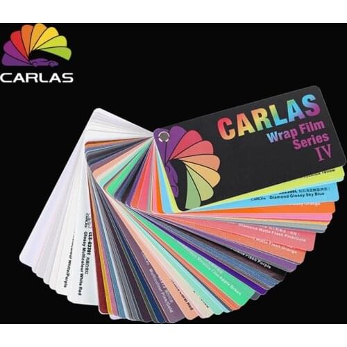 Shipping Swatch Sample Book Card For Available All Popular Wrap Auto PVC Vinyl Color With Air Sticker