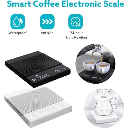 Coffee Scale Electronic Scale Smart Digital Scale Pour Coffee Electronic Drip Coffee Scale With Timer 2kg Scale USB Charge