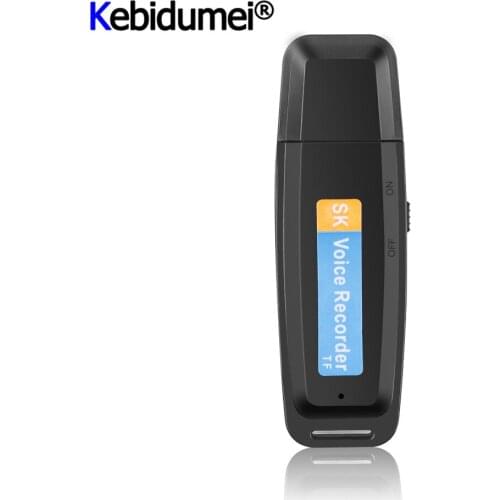 Hot Sale U-Disk Digital Audio Recorder TF Flash Card USB Voice Recorder Pen Mini Dictaphone Professional Up to 32GB