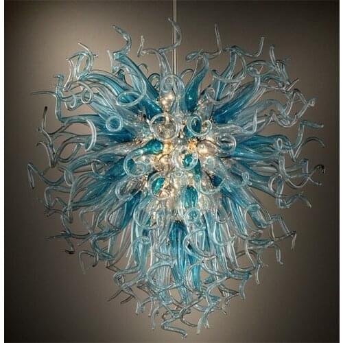 Custom Chandelier Lighting Smaller Size Museum Home Lamps Hand Blown Glass American Style Chandelier