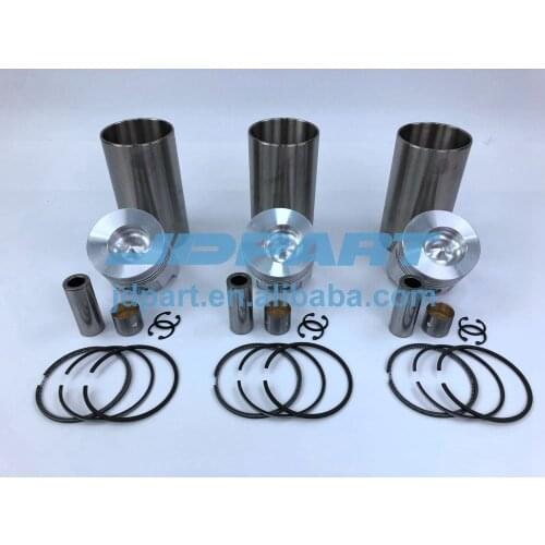 New 3TN82 Liner Kit Piston + Rings + Liner For Yanmar Engine
