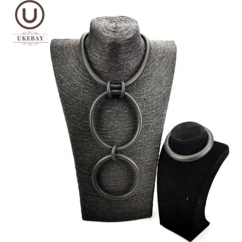 UKEBAY New Handmade Jewelry Set DIY Gifts Jewellery Women Pendant Necklaces Simple Bangles Goth Wedding Party Accessories Gifts