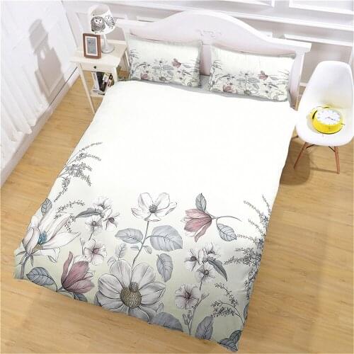 Comforter Bedding Sets Duvet Cover Floral Full Size Luxury Pillow Case Reactive Printing Home Textile Designer Custom Quality