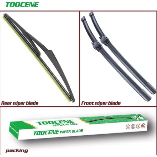 Front and Rear Wiper Blades For Mercedes Benz C-Class W204 2009-2012 Auto Windshield Windscreen wiper Car Accessories