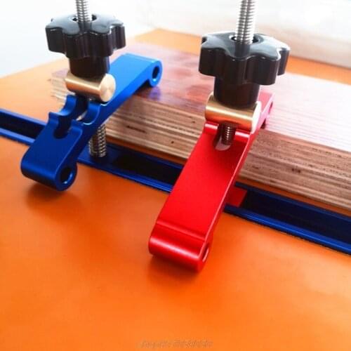 T-track Clamping Blocks Chute Blocks Woodworking Table Jig Universal T slot Press Plate Clamp J29 21 Dropship
