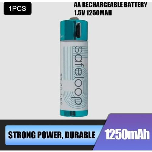 Technology! USB Rechargeable Battery 1.5V AA 1600mah li-polymer li-ion battery Remote control batteries, toy car batteries