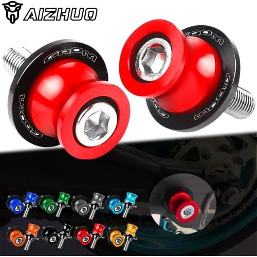 Motorcycle 8MM Swingarm Slider Spools Stand Screws FOR HONDA GROM MSX125 MSX 125 2014 2015 2016 2017 CNC Aluminum Accessories