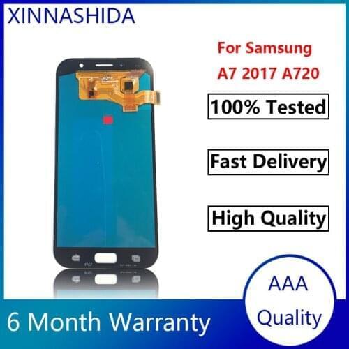 5.7'' Lcds For Samsung Galaxy A7 2017 LCD A720M A720Y A720F A720 Display Touch Screen Digitizer Assembly Replacement Parts