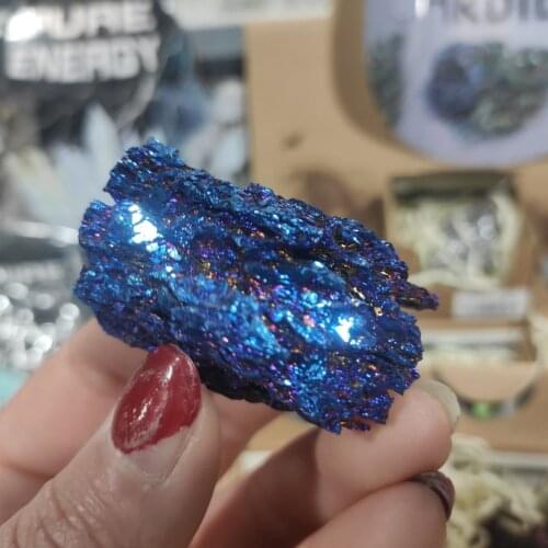 1pcs Natural Crystal Black Tourmaline Stone Electroplate Tourmaline colour Original Stone Fashion