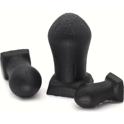 3Size Huge Anal Plug Anus Expander Large Anal Sex Toys Buttplug Anal Beads Soft Butt Plugs Prostate Massage For Men Gay Women 18