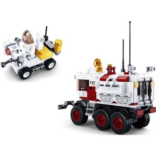 354Pcs Educational Building Blocks Toys For Kids Boys DIY Birthday Holiday Present Space Exploration Truck Model Small Bricks