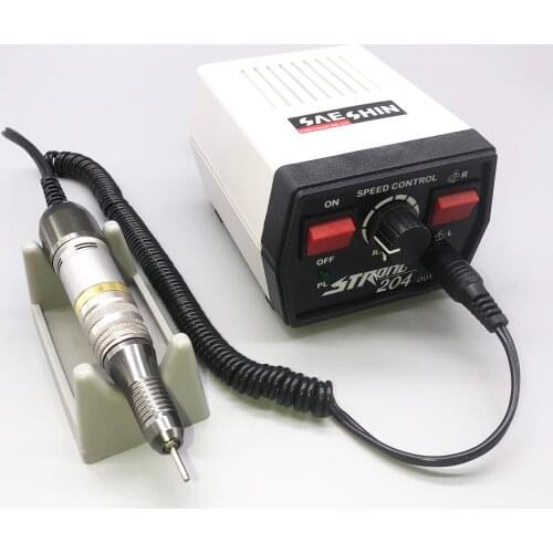 65W Power 204 Control Box 35000RPM 30V Power 2019 New Micro Motor Phone Electric Manicure Machine Nail Drill Kit