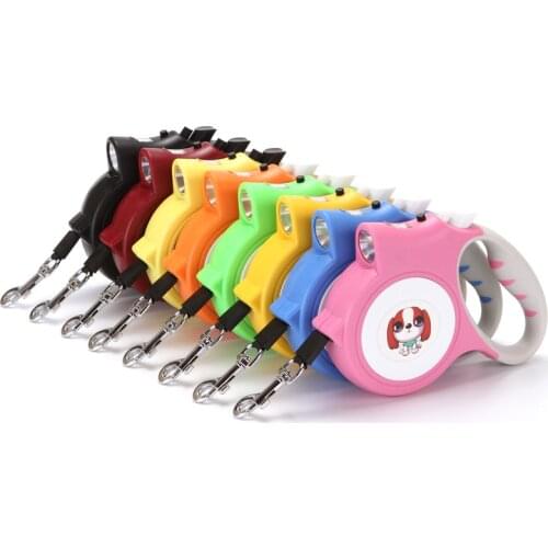Pet Supplies 3/5M Retractable Dog Leash Automatic Flexible Leash Dogs Cat Traction Rope Leashes For Small Medium Dogs