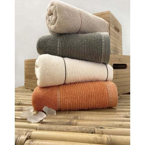 Extra Soft Cotton Modern Towel Set of 4 50x90