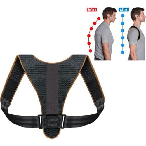 Back posture corrector for men / women doctor adjustable clavicle back shoulder Lumbar support belt Posture corrector