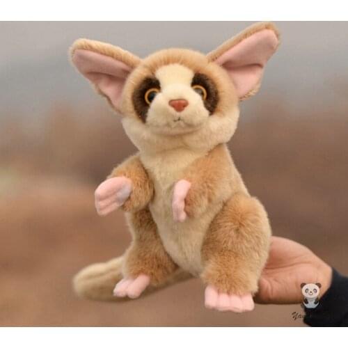 Cute Northern lesser galago dolls toy Real life Plush monkey lemur model kids Toys puzzle Birthday Gifts