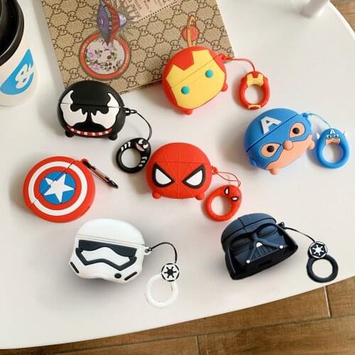 Cute Cartoon Earphone Cover for Apple Airpods Pro Case TWS Wireless Headphone Case Bluetooth Earphone Accessories Portable Case