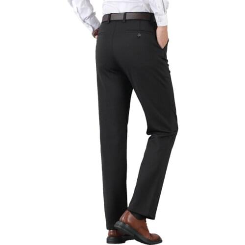 Мужские классические брюки MOONBIFFY China At AliExpress