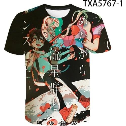 New Toilet-Bound Hanako-kun 3D T Shirts Casual Men Women Children Fashion Short Sleeve Boy girl Kids Printed T-shirt Tops Tee